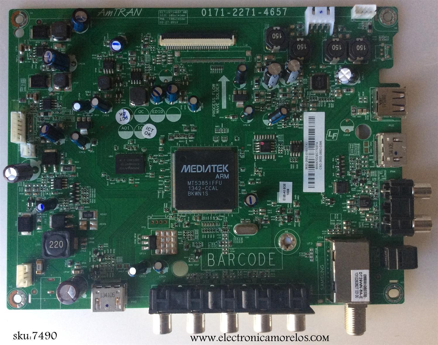 MAIN / VIZIO 3632-2552-0150 / 0171-2271-4657 / SUSTITUTAS 3632-2042-0150 / 3632-2332-0150 / 3632-2232-0150 / 3632-2442-0150 / 3632-2562-0150 / 3632-2412-0150 / 3632-2542-0150 / MODELO E320-A0 LAQFNLCP